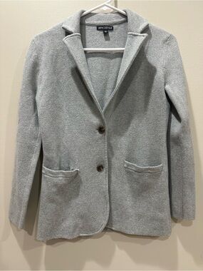 J. Crew Heather Gray Knit Blazer